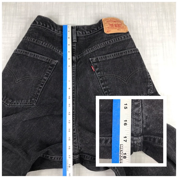 Vintage Levis Mens 40x30 550 Black Jeans - Picture 15 of 15